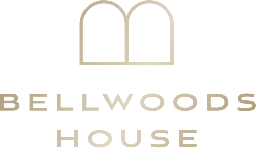 Logo of bellwoods house in gold